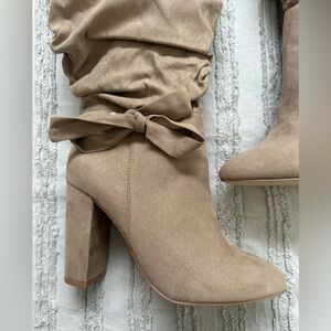 High knee boots